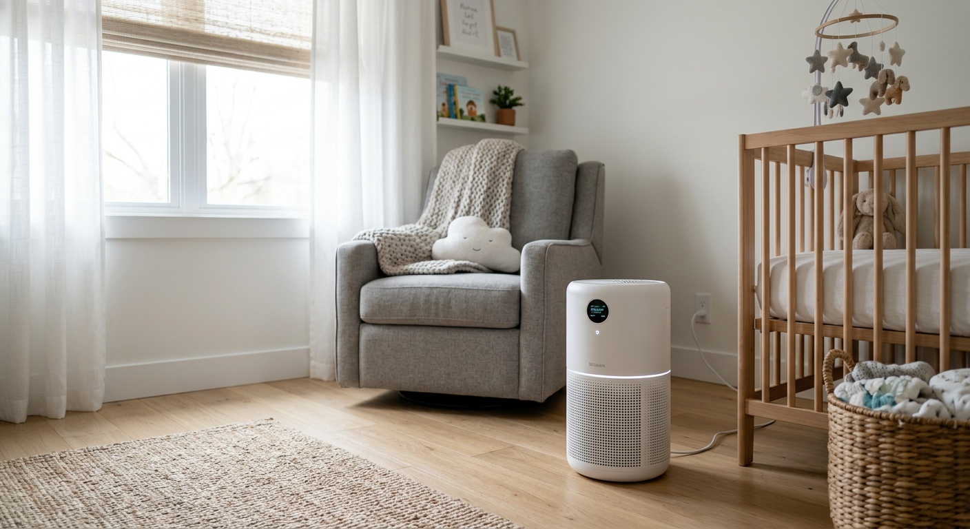 Indoor air quality newborns